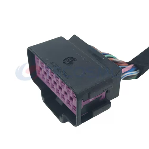 16-Pin Female CT16-0087M Car Connector Black Auto Parts with ABS and Nylon Housing Copper Contact Material - image 4